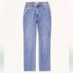 Abercrombie Curve Love Ankle Straight Jeans